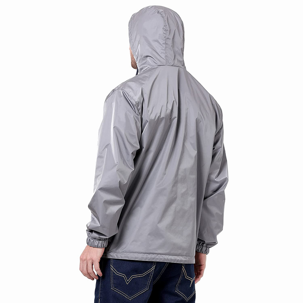 National Apparels Summer Hiking Farm Work Rain Jacket Man PU Hooded Rainsuit Pants Outdoor Hunter Fashion Mens Raincoat